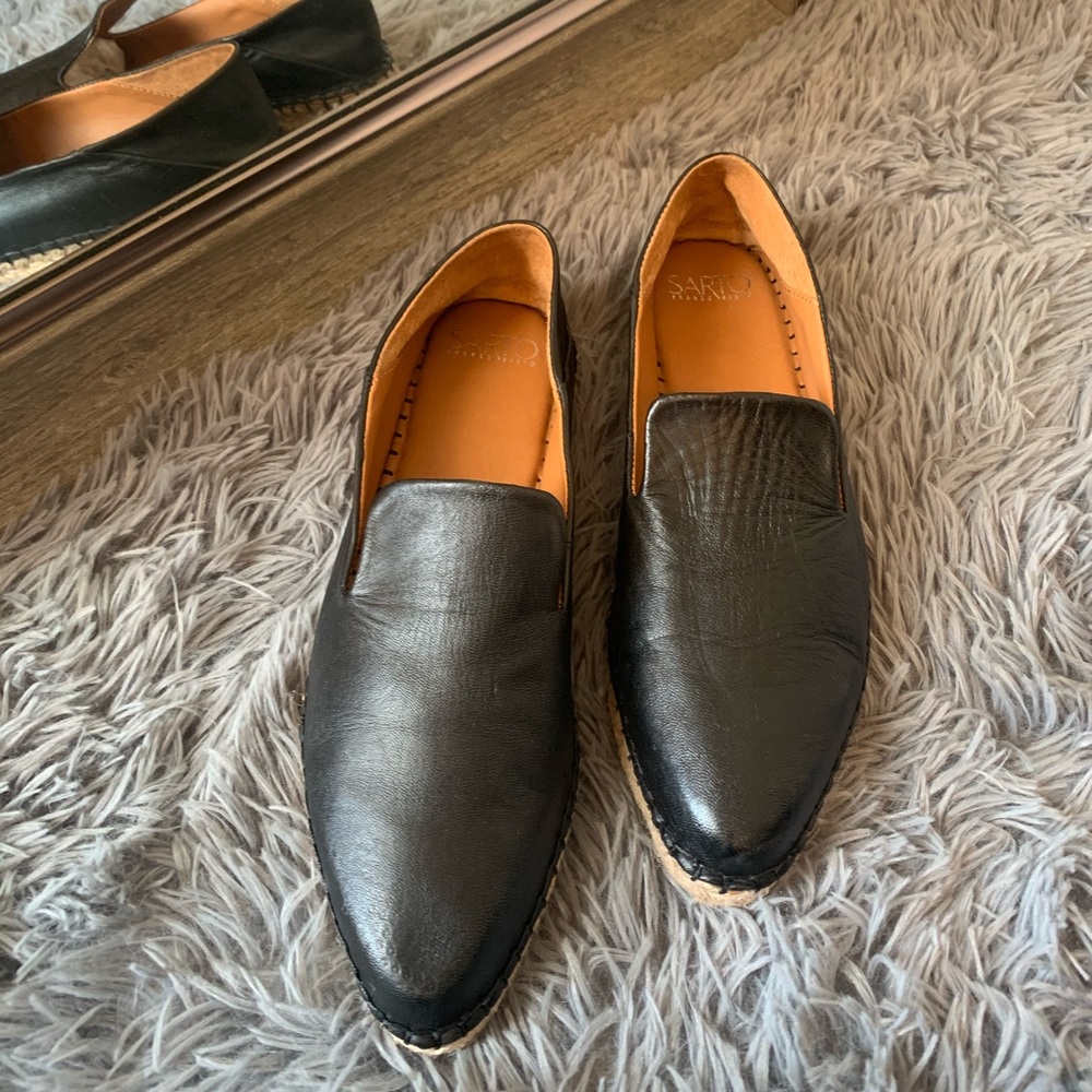 Franco Sarto Leather Shoes Size 9